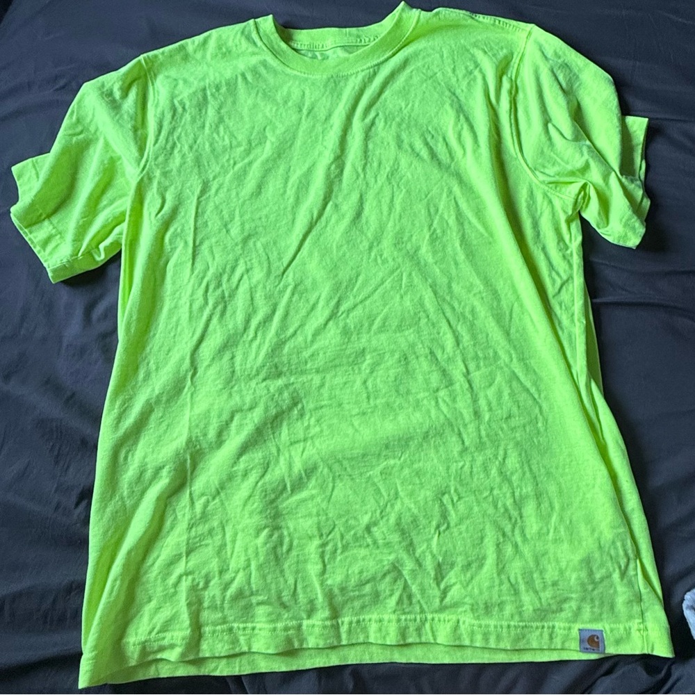 Carhartt Men's Neon Green T-Shirt
